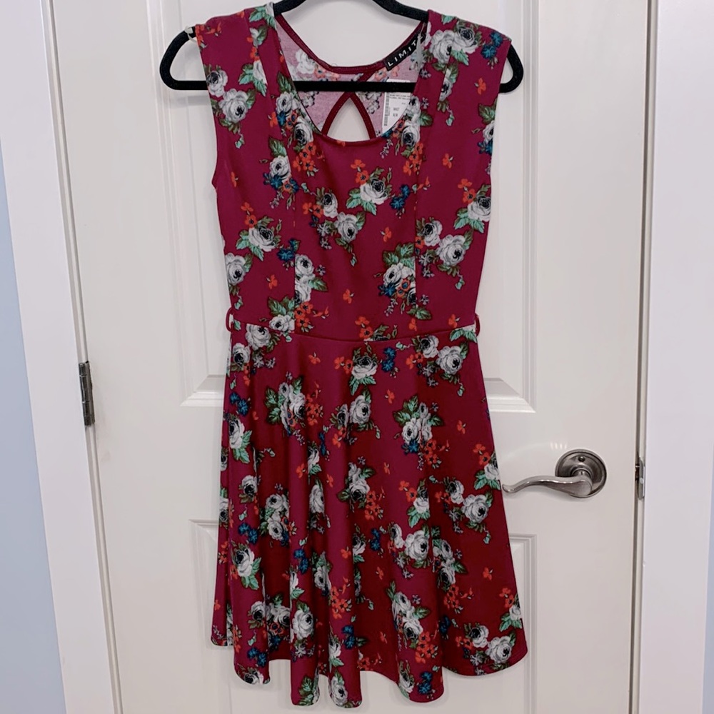 Brand new purple floral dress